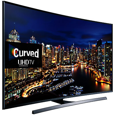 Samsung UE65JU7500 Curved LED 4K Ultra HD 3D Smart TV, 65  with Freeview/freesat HD & Built-in Wi-Fi